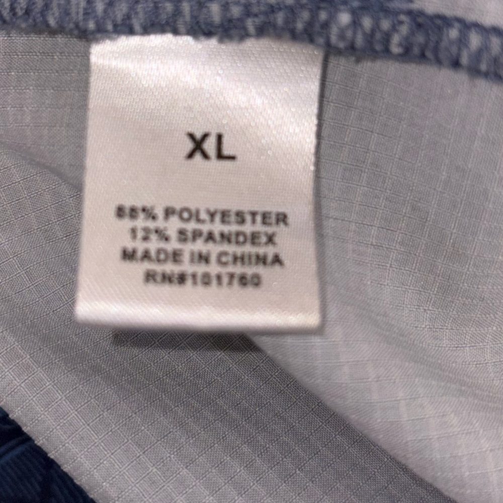 Sun River Clothing Co XL Button-Up Shirt Blue Western Buffalo Print Short Sleeve - Picture 6 of 10